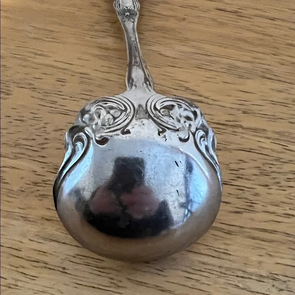 Antique Wm Roger’s Arbutus AA Elegant Silver Plated Gravy Ladle